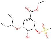 (3R,4R,5R)-Ethyl 4-hydroxy-5-((methylsulfonyl)oxy)-3-(pentan-3-yloxy)cyclohex-1-enecarboxylate