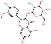 5,7-Dihydroxy-2-(4-hydroxy-3-methoxyphenyl)-3-(((2S,3R,4S,5R,6R)-3,4,5-trihydroxy-6-(hydroxymethyl…