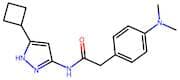 N-(5-Cyclobutyl-1H-pyrazol-3-yl)-2-(4-(dimethylamino)phenyl)acetamide