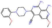 1,8-Diamino-6-methoxy-3-(4-(2-methoxyphenyl)piperazin-1-yl)-2,7-naphthyridine-4-carbonitrile