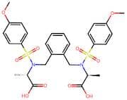 (2S,2'S)-2,2'-((1,2-Phenylenebis(methylene))bis(((4-methoxyphenyl)sulfonyl)azanediyl))dipropionic …