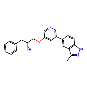 (S)-1-((5-(3-Methyl-1H-indazol-5-yl)pyridin-3-yl)oxy)-3-phenylpropan-2-amine