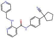 N-(4-(1-Cyanocyclopentyl)phenyl)-2-((pyridin-4-ylmethyl)amino)nicotinamide
