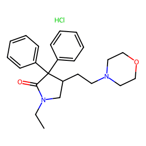 1-Ethyl-4-(2-morpholinoethyl)-3,3-diphenylpyrrolidin-2-one hydrochloride
