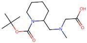 2-(((1-(tert-Butoxycarbonyl)piperidin-2-yl)methyl)(methyl)amino)acetic acid