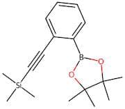 Trimethyl((2-(4,4,5,5-tetramethyl-1,3,2-dioxaborolan-2-yl)phenyl)ethynyl)silane