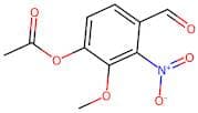 4-Formyl-2-methoxy-3-nitrophenyl acetate