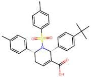 rel-(2R,6R)-2-(4-(tert-butyl)phenyl)-6-(p-tolyl)-1-tosyl-1,2,5,6-tetrahydropyridine-3-carboxylic a…