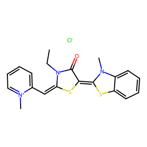 2-((3-Ethyl-5-(3-methylbenzo[d]thiazol-2(3H)-ylidene)-4-oxothiazolidin-2-ylidene)methyl)-1-methylp…