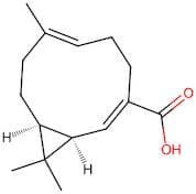 rel-(+)-(1R,2Z,6E,10S)-7,11,11-Trimethylbicyclo[8.1.0]undeca-2,6-diene-3-carboxylic acid