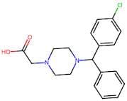 2-(4-((4-Chlorophenyl)(phenyl)methyl)piperazin-1-yl)acetic acid