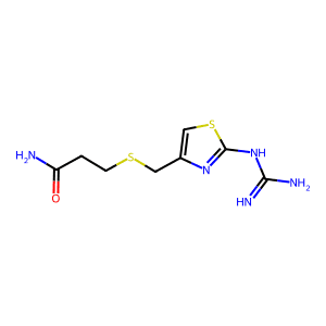3-(((2-Guanidinothiazol-4-yl)methyl)thio)propanamide