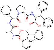 (S)-2-((S)-1-((S)-2-((S)-2-((((9H-Fluoren-9-yl)methoxy)carbonyl)(methyl)amino)propanamido)-2-cyclo…