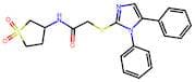 N-(1,1-Dioxidotetrahydrothiophen-3-yl)-2-((1,5-diphenyl-1H-imidazol-2-yl)thio)acetamide