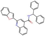 N-Benzhydryl-2-(benzofuran-2-yl)quinoline-4-carboxamide