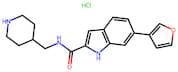 6-(Furan-3-yl)-N-(piperidin-4-ylmethyl)-1H-indole-2-carboxamide hydrochloride