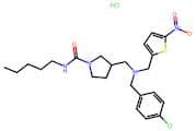 3-(((4-Chlorobenzyl)((5-nitrothiophen-2-yl)methyl)amino)methyl)-N-pentylpyrrolidine-1-carboxamide …