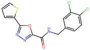 N-(3,4-Dichlorobenzyl)-5-(thiophen-2-yl)-1,3,4-oxadiazole-2-carboxamide