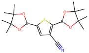 2,5-Bis(4,4,5,5-tetramethyl-1,3,2-dioxaborolan-2-yl)thiophene-3-carbonitrile