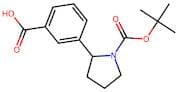 3-(1-(tert-Butoxycarbonyl)pyrrolidin-2-yl)benzoic acid