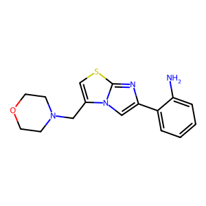 2-(3-(Morpholinomethyl)imidazo[2,1-b]thiazol-6-yl)aniline