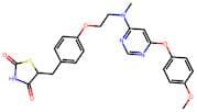 5-(4-(2-((6-(4-Methoxyphenoxy)pyrimidin-4-yl)(methyl)amino)ethoxy)benzyl)thiazolidine-2,4-dione