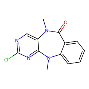 2-Chloro-5,11-dimethyl-5,11-dihydro-6H-benzo[e]pyrimido[5,4-b][1,4]diazepin-6-one