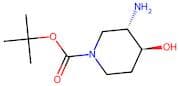 (3S,4S)-tert-Butyl 3-amino-4-hydroxypiperidine-1-carboxylate