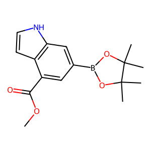 Methyl 6-(4,4,5,5-tetramethyl-1,3,2-dioxaborolan-2-yl)-1H-indole-4-carboxylate