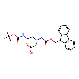 (S)-3-((((9H-Fluoren-9-yl)methoxy)carbonyl)amino)-5-((tert-butoxycarbonyl)amino)pentanoic acid