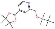 2-(((tert-Butyldimethylsilyl)oxy)methyl)-4-(4,4,5,5-tetramethyl-1,3,2-dioxaborolan-2-yl)pyridine