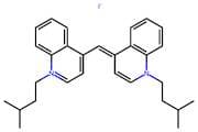 1-Isopentyl-4-((1-isopentylquinolin-4(1H)-ylidene)methyl)quinolin-1-ium iodide