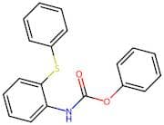 Carbamic acid, N-[2-(phenylthio)phenyl]-, phenyl ester