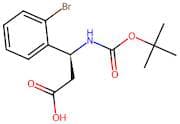 (S)-3-(2-Bromophenyl)-3-((tert-butoxycarbonyl)amino)propanoic acid