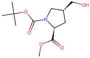1-tert-butyl 2-methyl (2S,4S)-4-(hydroxymethyl)pyrrolidine-1,2-dicarboxylate