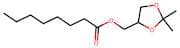 (2,2-Dimethyl-1,3-dioxolan-4-yl)methyl octanoate