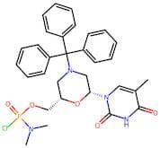((2S,6R)-6-(5-Methyl-2,4-dioxo-3,4-dihydropyrimidin-1(2H)-yl)-4-tritylmorpholin-2-yl)methyl dimeth…