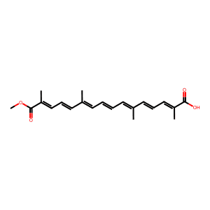 (2E,4E,6E,8E,10E,12E,14E)-16-Methoxy-2,6,11,15-tetramethyl-16-oxohexadeca-2,4,6,8,10,12,14-heptaen…