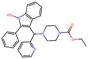 Ethyl 4-((1-hydroxy-2-phenyl-1H-indol-3-yl)(pyridin-2-yl)methyl)piperazine-1-carboxylate