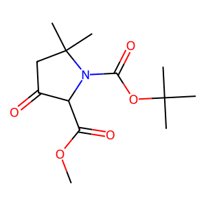 1-tert-Butyl 2-methyl 5,5-dimethyl-3-oxopyrrolidine-1,2-dicarboxylate