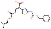 2-(2-(((Benzyloxy)carbonyl)amino)thiazol-4-yl)-5-((3-methylbut-2-en-1-yl)oxy)-5-oxopent-2-enoic ac…