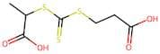 3-((((1-Carboxyethyl)thio)carbonothioyl)thio)propanoic acid
