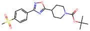 3-[4-(Methylsulfonyl)phenyl]-5-(1-boc-4-piperidyl)-1,2,4-oxadiazole