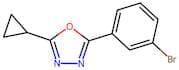 2-(3-Bromophenyl)-5-cyclopropyl-1,3,4-oxadiazole