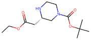 (S)-tert-Butyl 3-(2-ethoxy-2-oxoethyl)piperazine-1-carboxylate