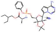 (S)-2-Ethylbutyl 2-(((S)-(((3aR,4R,6R,6aR)-6-(4-aminopyrrolo[2,1-f][1,2,4]triazin-7-yl)-6-cyano-2,…