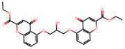 Diethyl 5,5'-((2-hydroxypropane-1,3-diyl)bis(oxy))bis(4-oxo-4H-chromene-2-carboxylate)