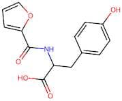 2-(Furan-2-carboxamido)-3-(4-hydroxyphenyl)propanoic acid