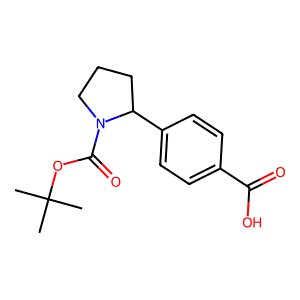 4-(1-(tert-Butoxycarbonyl)pyrrolidin-2-yl)benzoic acid