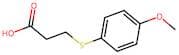 3-((4-Methoxyphenyl)thio)propanoic acid